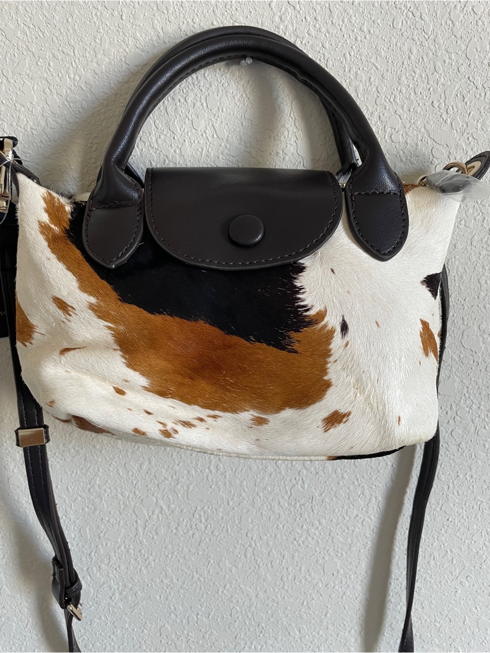 House of Harlow 1960 Calf Hair Top Handle Bag - Picture 2 of 3
